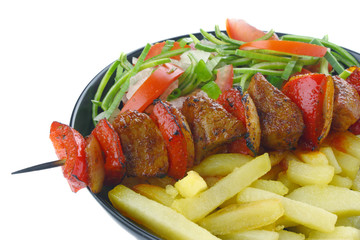 Pork skewers