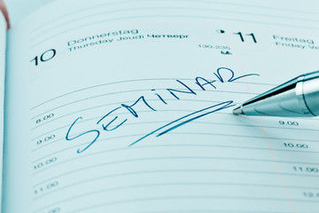 Eintrag im Kalender: Seminar