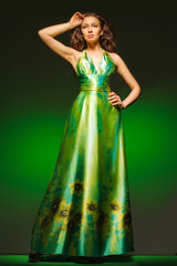 girl in a dress