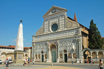 Fototapeta na wymiar Kościół Santa Maria Novella, Florencja, Włochy