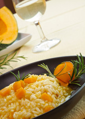Risotto con zucca