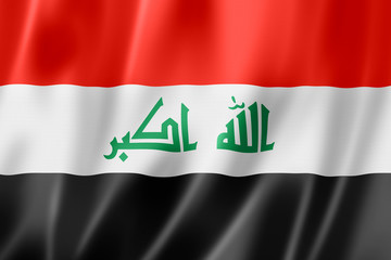 Naklejka premium Iraqi flag