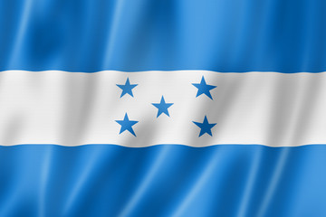 Honduras flag - obrazy, fototapety, plakaty