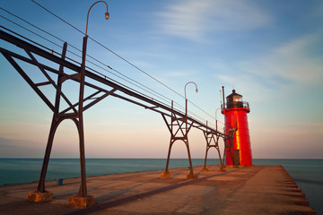 South Haven Lighthouse.