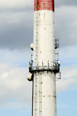 Chimney of an industrial plant