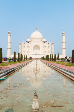 The incredible Taj Mahal in Agra, India