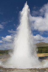 Geyser eruption