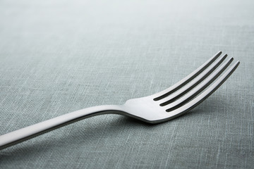 fork on a neutral background