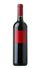 red vine bottle with red label