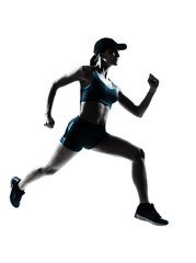 Fototapeta na wymiar woman runner jogger