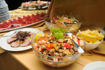 Catering food