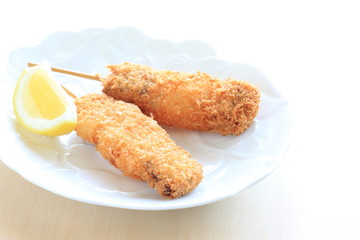 Japanese cuisine, deep fried Kushiyaki
