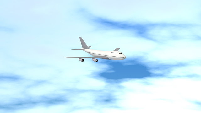 A plane explodes.