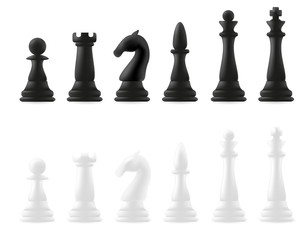 chess pieces illustration