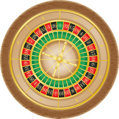 roulette casino illustration