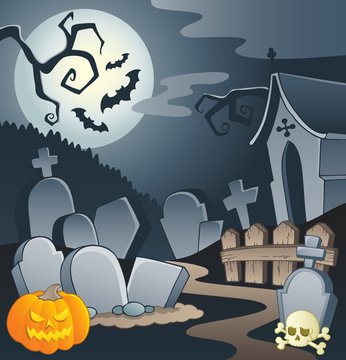 Cemetery theme image 1
