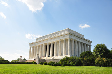 Fototapeta na wymiar Abraham Lincoln Memorial
