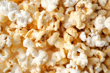 closeup popcorn