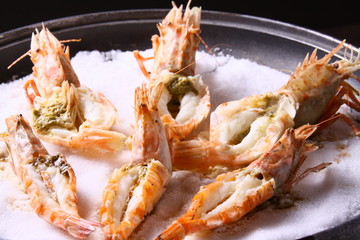 海老の塩焼き