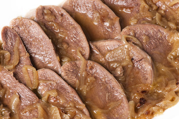 Stewed beef tongue