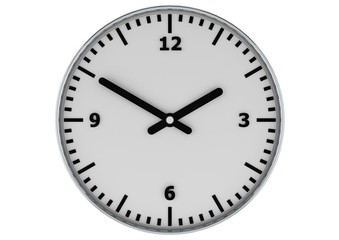 White clock