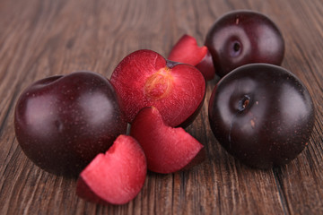 red plum fruit