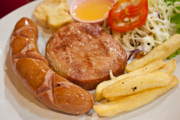 Sausage  and Steak