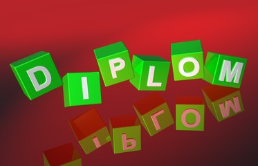 3D Fallende Wuerfel - DIPLOM V