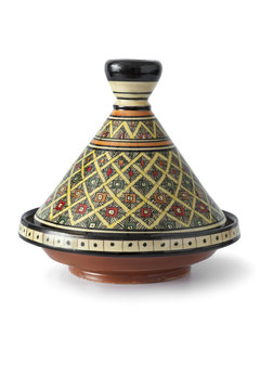 Traditional Decorated  Moroccan Tagine