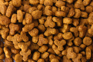 background of dry cat food