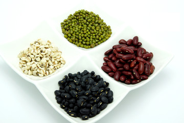 Organic Food - Red Kidney Bean; Job's Tears; and Green Bean 
