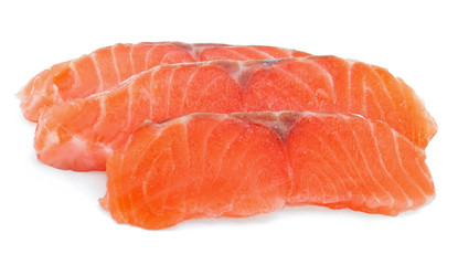 Salmon fish slice