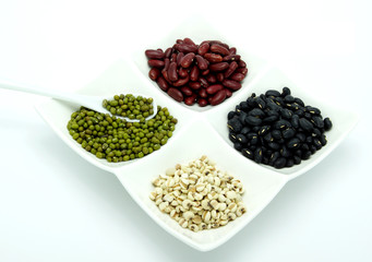 Organic Food - Red Kidney Bean; Job's Tears; and Green Bean 