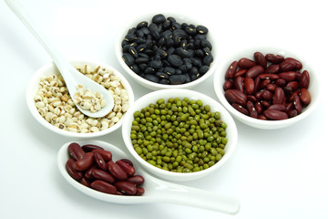 Organic Food - Red Kidney Bean; Job's Tears; and Green Bean 