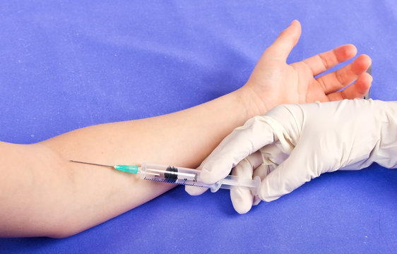 Immunization given by an injection