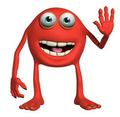 cartoon monster