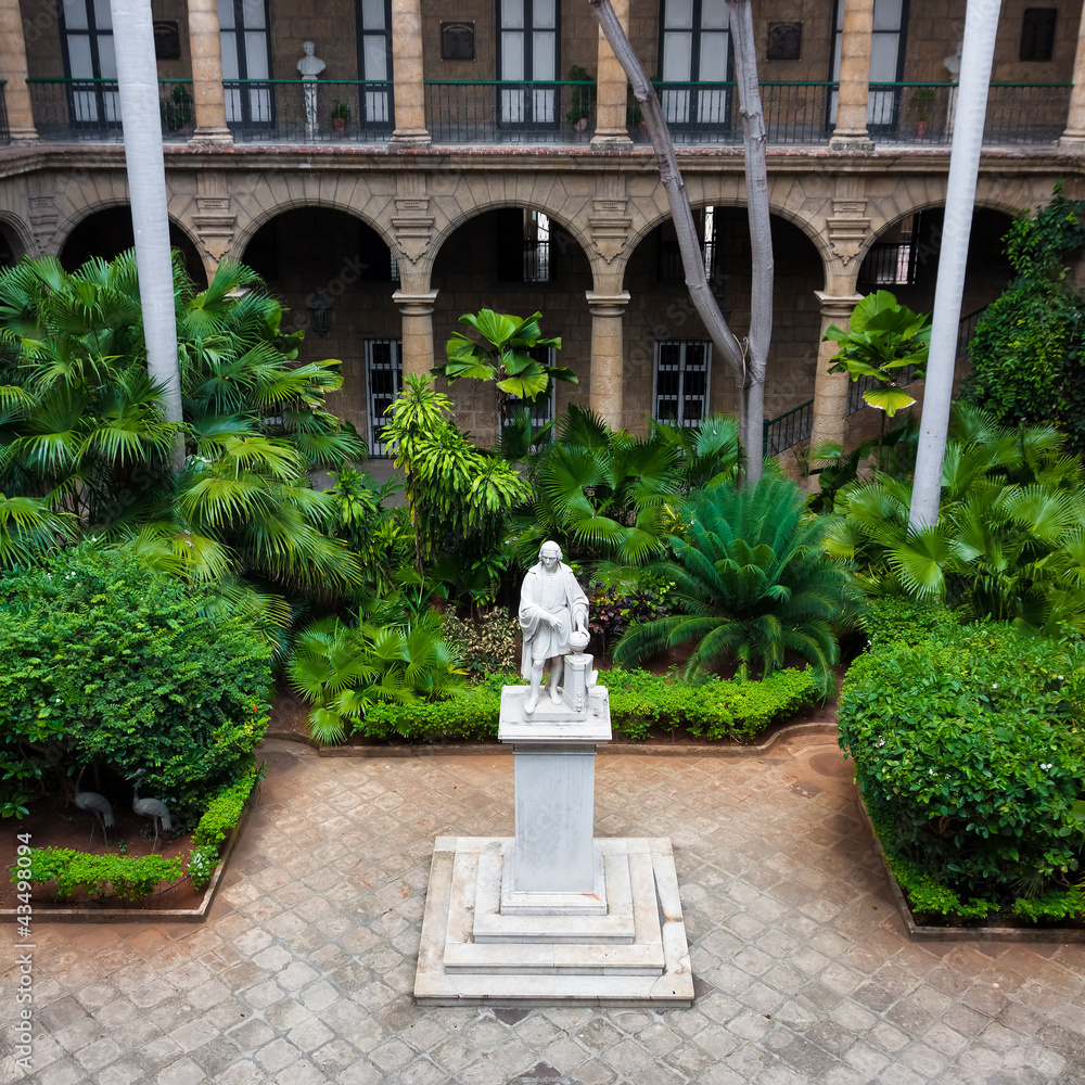 Canvas Prints Spanish colonial palace in Old Havana