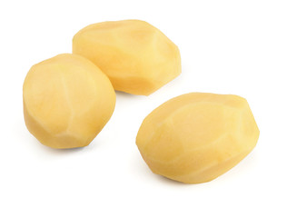 Peeled potatoes