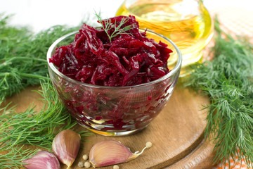 Grated beet