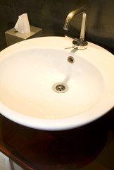 modern bathroom basin sink hotel Budapest Hungary