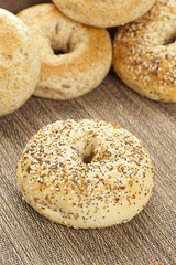 Homemade Fresh Whole Grain Bagel