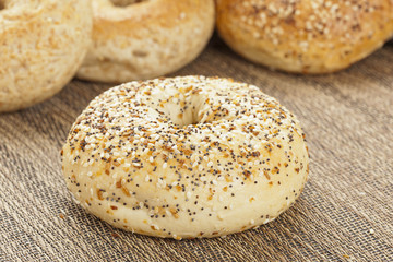 Homemade Fresh Whole Grain Bagel