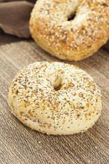 Homemade Fresh Whole Grain Bagel