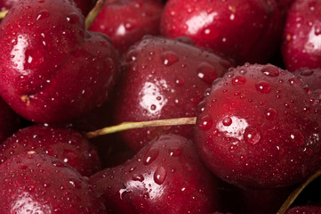 Cherries macro picture