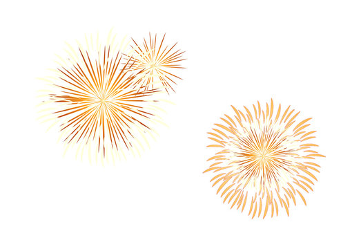 vector icon fire works