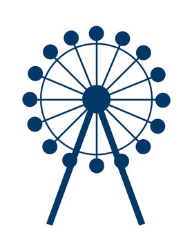 vector icon ferris wheel
