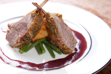Rack of lamb