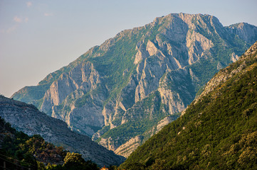 Obraz premium mounteins landscape in montenegro