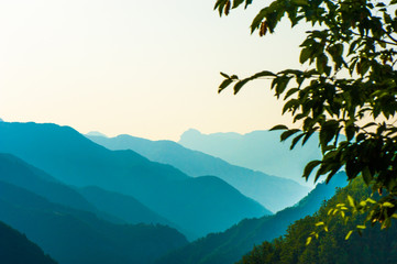 Obraz premium mounteins landscape in montenegro