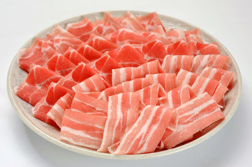 豚しゃぶ用の肉盛り合わせ-1